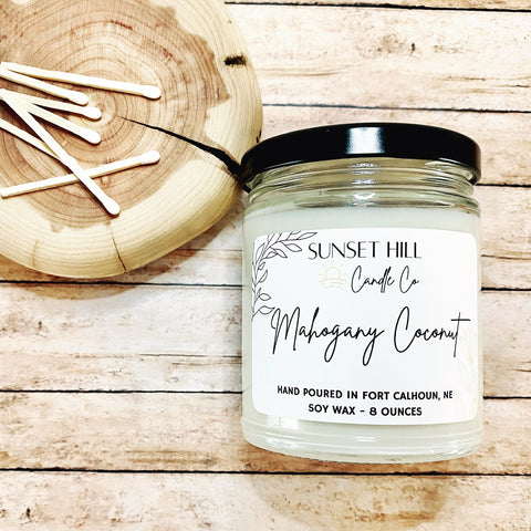 Mahogany Coconut Soy Candle